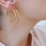 Classic Gold Hoop Earrings