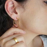 Classic Gold Hoop Earrings