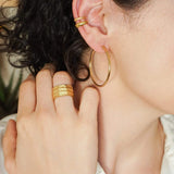 Classic Gold Hoop Earrings