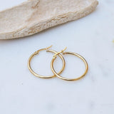 Classic Gold Hoop Earrings