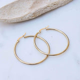 Classic Gold Hoop Earrings