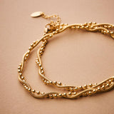 Gold Twine Chain Necklace