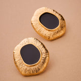 Gold Limpet Shell Stud Earrings