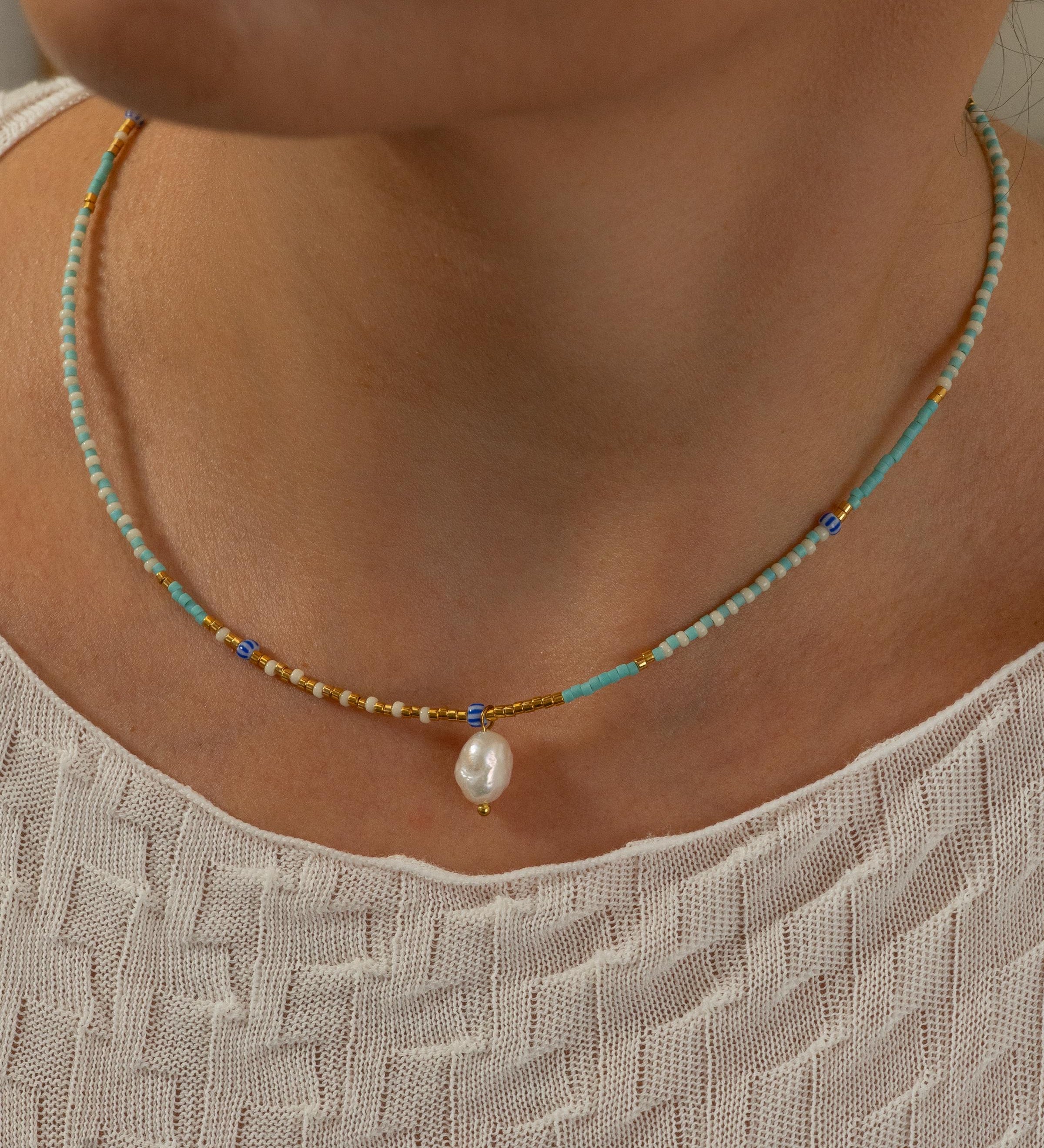 Colorful MIYUKI Beaded Necklace