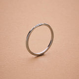Silver Zircon Ring