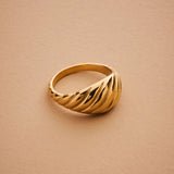 Gold Croissant Ring