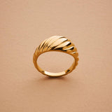 Gold Croissant Ring