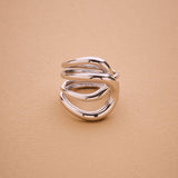 Silver Sculptural Ring
