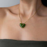 Glass Heart Necklace