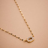 Colorful Crystal Rectangle Pendant