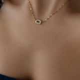 Colorful Crystal Rectangle Pendant