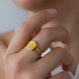 Gold Signet Ring