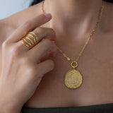 Gold Multi Band Ring