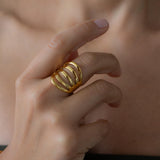 Gold Multi Band Ring