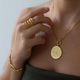 Gold Multi Band Ring