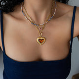 Mixed Color Sodalite Beaded Necklace