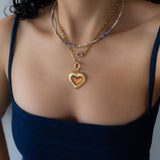 Mixed Color Sodalite Beaded Necklace