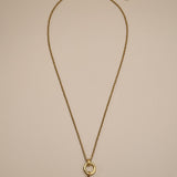 Interchangeable Coin Necklace with Celestial Charm