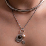 Silver Stainless Steel Collar Necklace