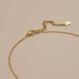 Two Tone Heart Pendant Necklace