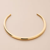 Gold Stainless Steel Collar Necklace