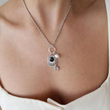 Silver Sunburst Necklace