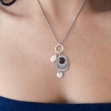 Silver Sunburst Necklace