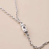 Silver Lariat Necklace