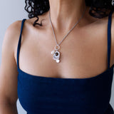 Silver Sunburst Necklace