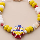 Χρωματιστό Βραχιόλι Με Πολύχρωμες Χάντρες Και Ψαράκι