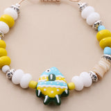 Χρωματιστό Βραχιόλι Με Πολύχρωμες Χάντρες Και Ψαράκι