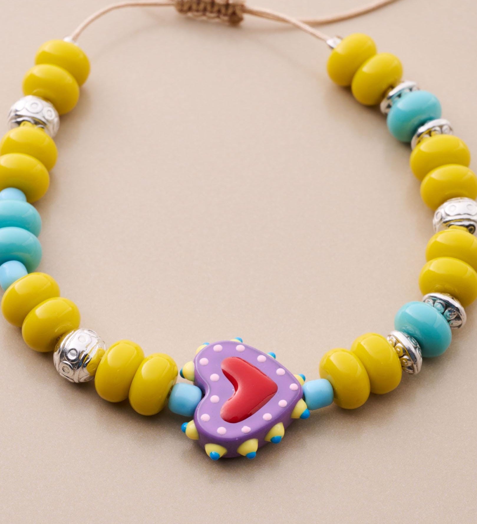 Heart Beaded Bracelet