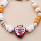 Χρωματιστό Βραχιόλι Με Πολύχρωμες Χάντρες Και Ψαράκι