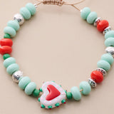 Heart Beaded Bracelet