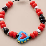 Heart Beaded Bracelet