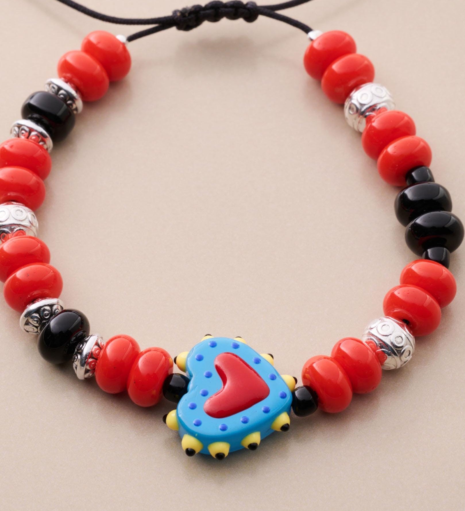 Heart Beaded Bracelet