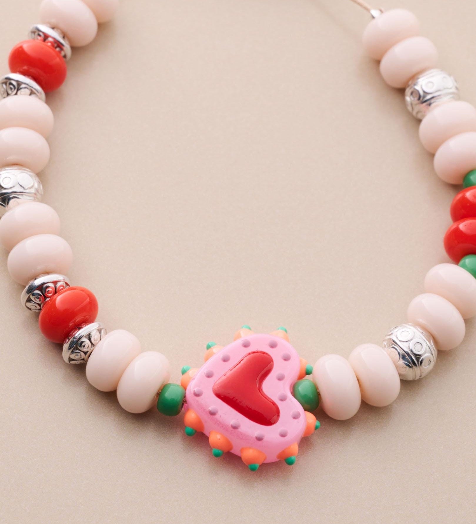 Heart Beaded Bracelet