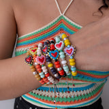 Heart Beaded Bracelet