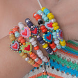 Heart Beaded Bracelet