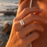 Silver Sea Motif Ring