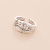Silver Sea Motif Ring