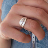 Silver Sea Motif Ring