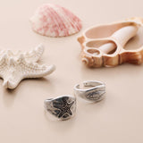 Silver Sea Motif Ring