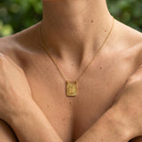 Gold Mini Heart Pendant Necklace