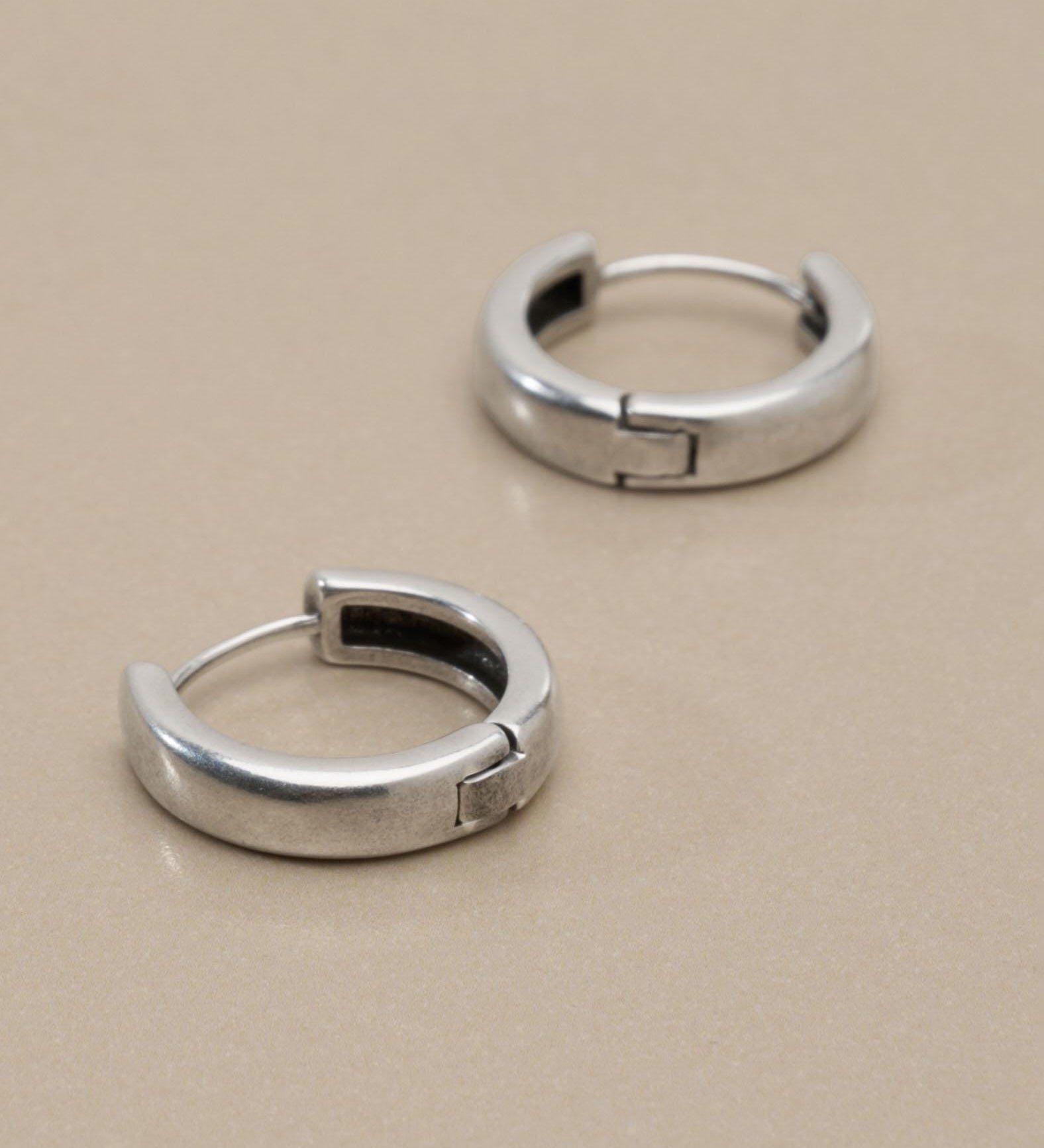 Silver Huggie Hoop Earrings, Plain Or Braided Small Hoops, Everyday Ear Stack Earrings