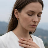 Gold Huggie Hoop Earrings, Plain Or Braided Small Hoops, Everyday Ear Stack Earrings