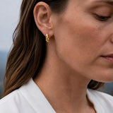 Gold Huggie Hoop Earrings, Plain Or Braided Small Hoops, Everyday Ear Stack Earrings