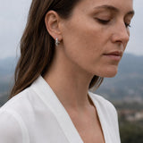 Silver Huggie Hoop Earrings, Plain Or Braided Small Hoops, Everyday Ear Stack Earrings