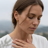 Gold Huggie Hoop Earrings, Plain Or Braided Small Hoops, Everyday Ear Stack Earrings