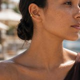 Gold Enamel Ear Cuff